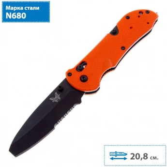 Нож BENCHMADE BM916SBK-ORG TRIAGE Нож BENCHMADE BM916SBK-ORG TRIAGE